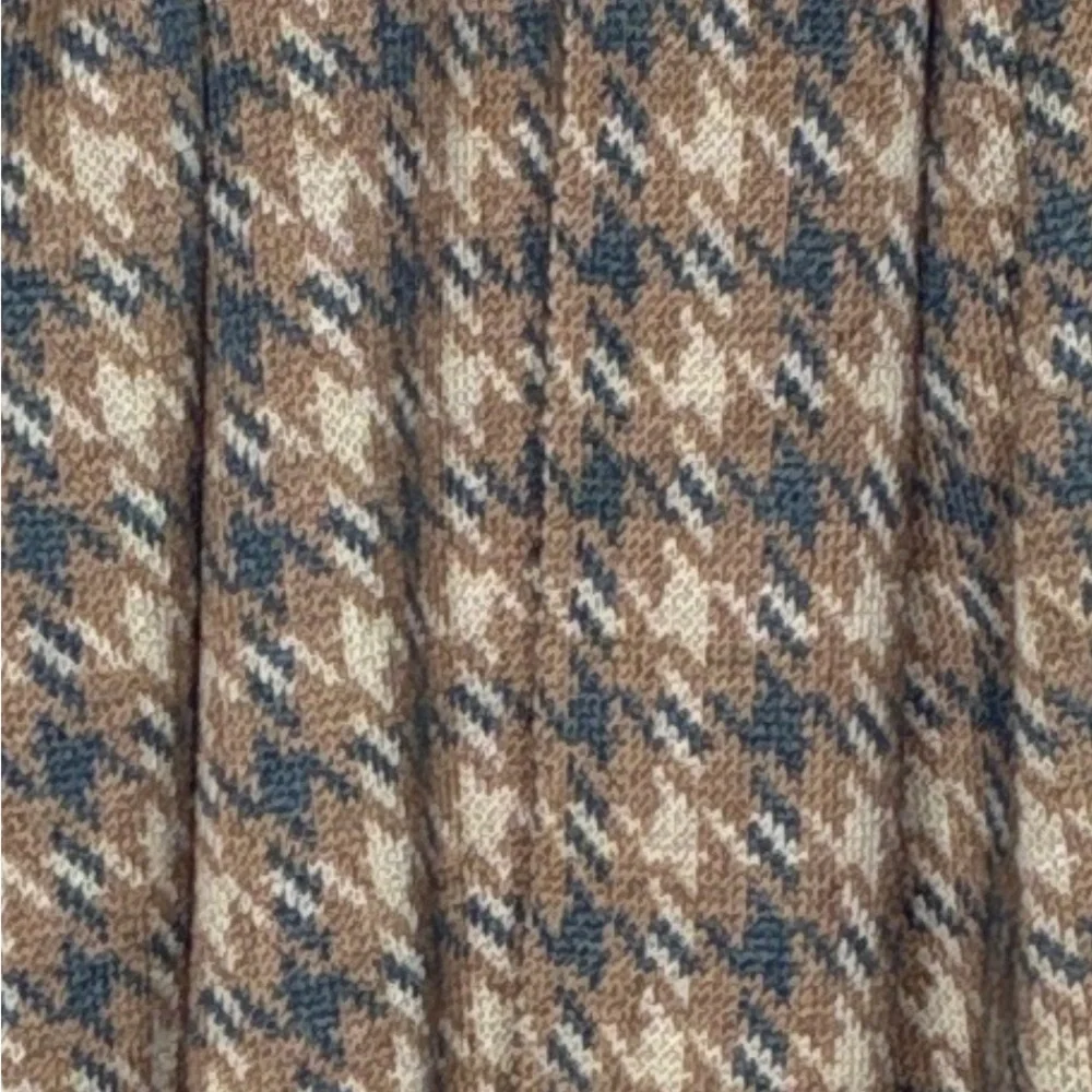 Mens Cashmere Checkered Knit Scarf a-34